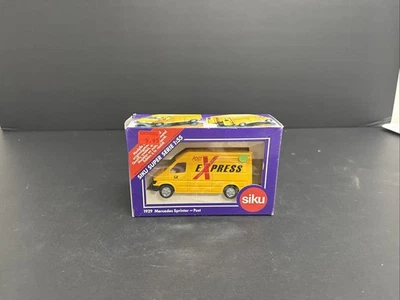 Furgoneta modelo Siku escala 1/55 1929 - Mercedes Benz Post Express - Amarilla K.25 Foto 1 de 2