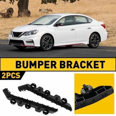 Para Nissan Sentra 2017 2016 2018 2019 soportes delanteros parachoques retenedores izquierda derecha Foto 1 de 4