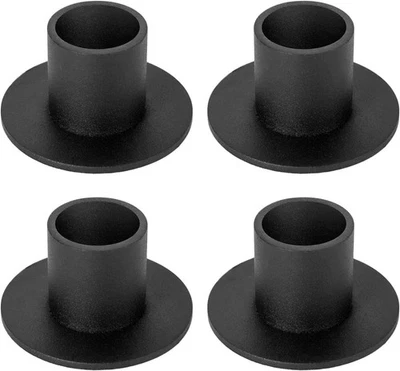 4 PCS Black Candle Holders Retro Candlestick Decor for Home Wedding Party - Image 1 of 4