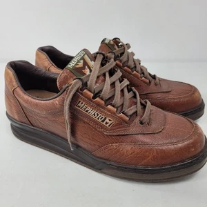 Mephisto Match Run Off Comfort Brown Leather Walking Shoes Mens Size 10.5 - Picture 1 of 10