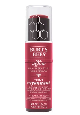 Burt's Bees All Aglow Lip Cheek Stick 1253 DAHLIA DEW New Sealed - Image 1 of 4