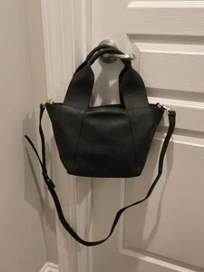 Vince Camuto Janya Top Handle Leather Crossbody Tote Hobo Bag - Picture 1 of 16