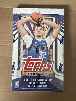 2025-26 Topps NBA Basketball Hobby Box Factory Sealed IN HAND Cooper Flagg Rc - Image 1 of 2