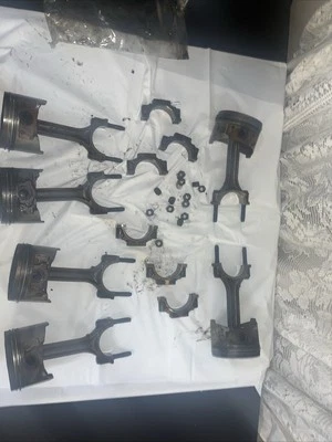 Mitsubishi 3000GT 1990-1994 pistón 5 bueno 1 mal daño juego DOHC G3 Foto 1 de 4