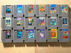 LOT OF 18 Shmup/STG NES Games (1943 Image Burai Terra Cresta 1942) - CARTS ONLY