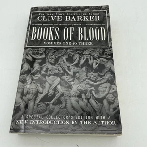Clive Barker's Books of Blood 1-3 by Clive Barker (1998, Uk-B Format Paperback) - Picture 1 of 11