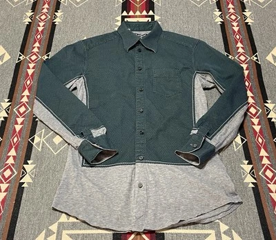 Dolce & Gabbana Blue Gold DG Mens Shirt 15/38 Colorblock T42 - Image 1 of 4