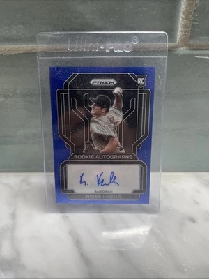 2022 Panini Prizm Rookie Autographs Reiss Knehr #RA-RK Blue Prizm /149 (AU, RC) - Image 1 of 2