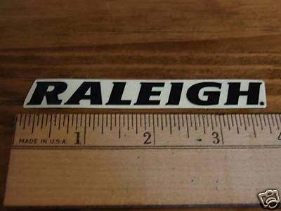 Calcomanía adhesiva para cuadro de bicicleta de tri carrera de montaña RALEIGH NEGRA SOBRE TRANSPARENTE - ENVÍO DE $0 Foto 1 de 1