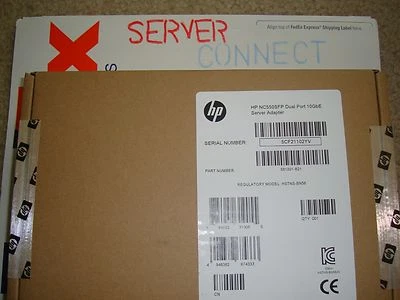 HP NC550m 10Gb 2-port 581202-001  Ethernet Adapter 581204-B21 586445-001 - Image 1 of 2