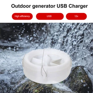Outdoor Generator USB Ladegerät Windkraft Wasser 12V Double-Duty Turbine Generator - Bild 1 von 12