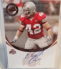 2006 Press Pass Autograph Bronze #9 Bobby Carpenter AUTO Rookie Card Ohio State
