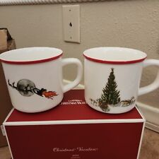 NEW S/2 Pottery Barn National Lampoon's Christmas Vacation Coco coffee Mug Cup
