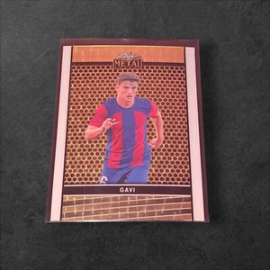 2024 Leaf Metal Collective Multi-Sports Pro Set Gavi Gold Vinyl 1/1 Proof M/NM - Picture 1 of 2