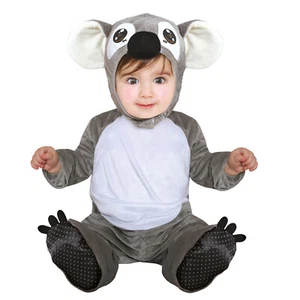 Bear Animal Costume Baby Kids Koala Bear Fancy Dress Koala Bear Costume 1 - 2 Years - Picture 1 of 1
