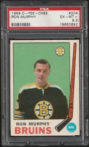 1969/70 OPC PSA 6,5 - Ron Murphy (Boston Bruins) #204 - Imagen 1 de 2