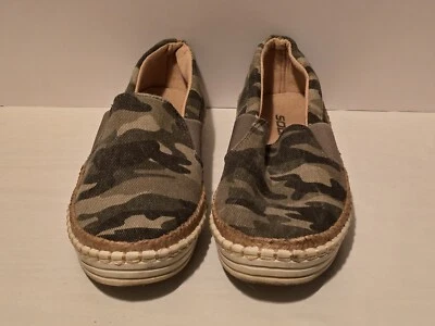 女式 8.5 码苏打水品牌迷彩帆布懒人鞋 — 第 1/4 张图片
