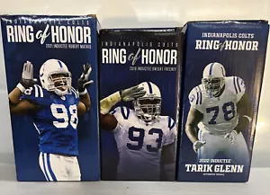 2021 Indianapolis Colts Ehrenring Mathis Glenn Dwight Freeney Bobblehead Lot - Bild 1 von 9