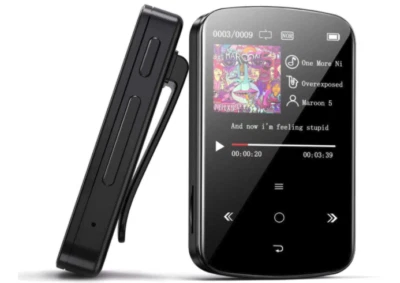 Lecteur MP3 Sport Mini Portable Podomètre E-Book 32G 128G Bluetooth USB Radio FR - Photo 1/4