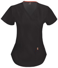 Code Happy Women's Mock Wrap Scrub Top - 46601A