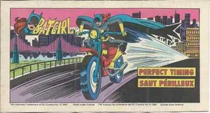 1981 POST CEREAL RARE CANADIAN MINI COMIC GIVEAWAY PROMO BATGIRL PERFECT TIMING - Picture 1 of 1