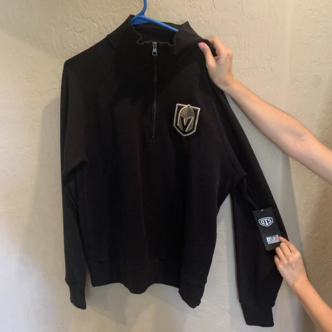 Las Vegas Golden Knights 1/4 Sleeve Sweater Fleece OTS BRAND NEW W/ Tags NHL Cover