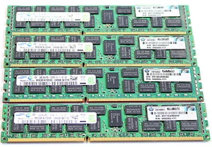 Samsung Server RAM 32GB (4x8GB) M393B1K70DH0 PC3 2Rx4 10600R / HP 500205-171 - Bild 1 von 1