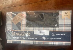 Haggar Men's Memory Foam Slippers Indoor/Outdoor Sole Size 11-12 - Bild 1 von 6