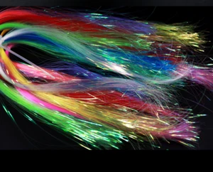 DIY Fishing lures, Jigs making Material UV Peral Ice Flashabou Tinsels~ US SHIP - Picture 1 of 15