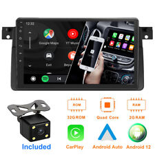  Android12 WIFI Radio OBD CarPlay Stereo SatNav DAB + Audio GPS SWC BMW E46 3er M3