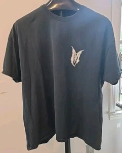 Vintage Joe Martin Bros Bikes Customs Car Bikes Skull  T-Shirt 2XL Black - Picture 1 of 9