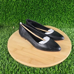 Crown Vintage Adrian schwarze Lyca-Damenleder-Flats Größe 6,5 neu im Karton - Bild 1 von 7