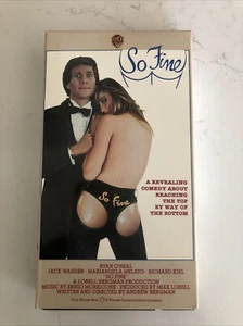 So Fine (VHS) Ryan O'Neal Jack Warden Mariangela Melato. RARE Preowned - Picture 1 of 5