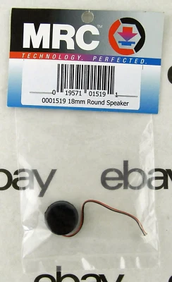 18mm Round Speaker with Baffle & Wire Harness - MRC #1519 - Image 1 of 2