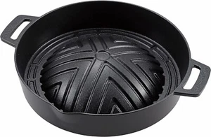 Korean BBQ Plate Genghis Khan Barbecue Plate Grill Pan Griddle 7.8 inch - Picture 1 of 3