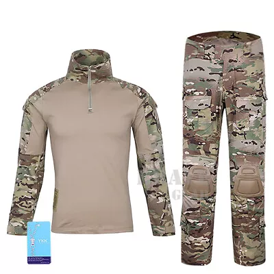 Conjunto de camisa y pantalones de combate táctico con rodilleras Emerson para mujer - Uniforme BDU Foto 1 de 4
