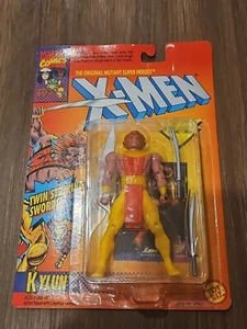 X-MEN KYLUN TWIN STRIKING SWORDS 5" FIGURE TOYBIZ MARVEL NEW SEALED - Picture 1 of 3