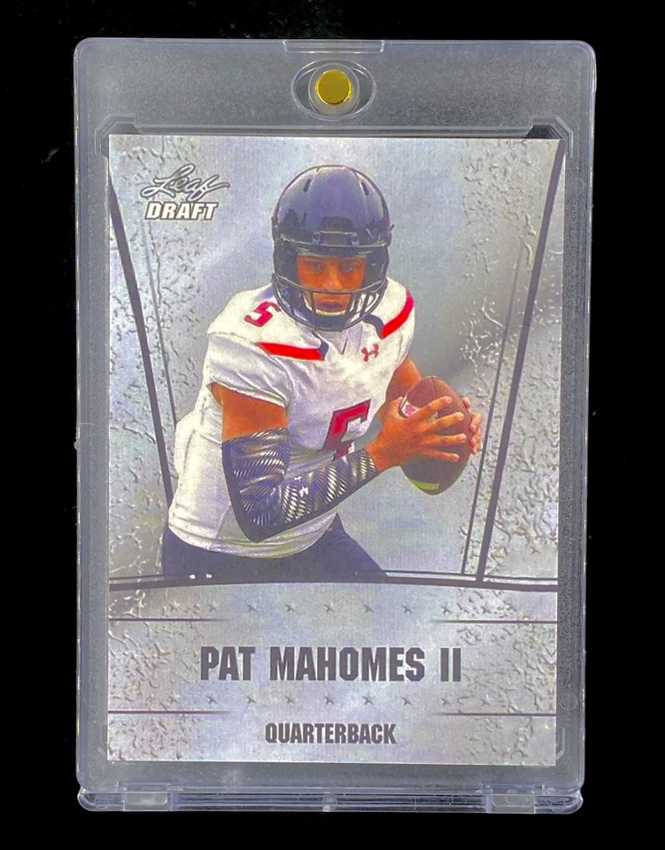 PATRICK MAHOMES ROOKIE SILVER PARALLEL RARE TEXAS TECH SILVER 2017 RC CHIEFS - Image 1 of 4