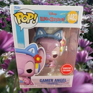 Gamer angel gamestop exclusive funko # 1483 (nib)With Pop Protector  - Picture 1 of 7