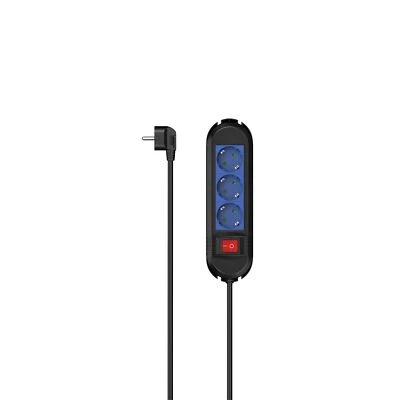 Hama Steckdosenleiste Mehrfachstecker 3-fach mit Schalter 1,5m Kabel Wandmontage - Bild 1 von 3