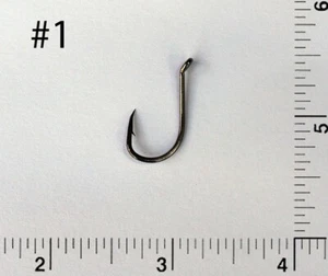 PACK OF 100 Size #1 TACKLEWORKS Octopus J Fishing Hooks 8299 - Picture 1 of 2