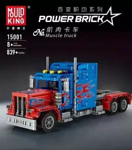 MOULD KING 15001 Optimus R/C Muscle Truck Building Blocks Toy Gift - Picture 1 of 5