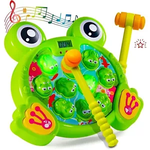 Play22 Whack A Frog Game - Interactive Whack A Frog Game for Toddler, Learnin... - Picture 1 of 9