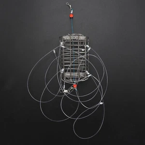 8 Loops Crab Trap Cylindrical Crab Snare Crab Trap With 8 Loops For Fishing - Picture 1 of 12