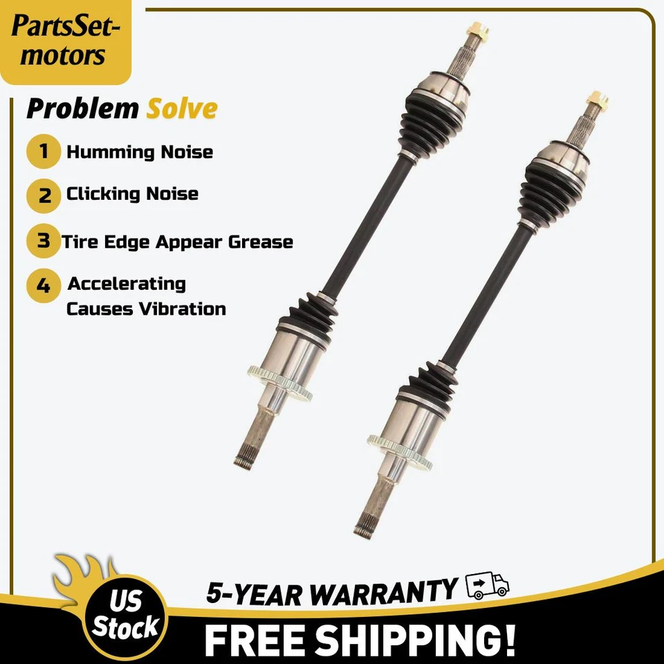 Eje CV trasero izquierdo trasero derecho TrakMotive 2X para Ford Thunderbird 1989-1997 Foto 1 de 4