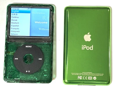 APPLE  iPOD  CLASSIC 7th Generation Atomic IVY Green 256GB SSD with Mega Battery - Image 1 of 3