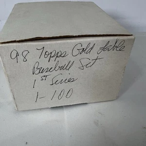 1998 Topps Gold Label Class 1 Baseball Complete 1-100 Card Set - Picture 1 of 2