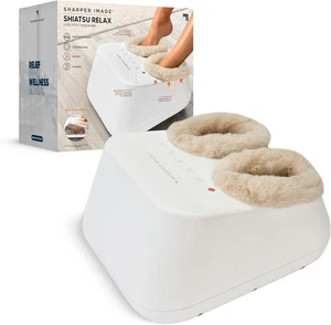 Sharper Image® Shiatsu Relax Foot Massager - Heat, Compression, Deep-Kneading - Picture 1 of 9