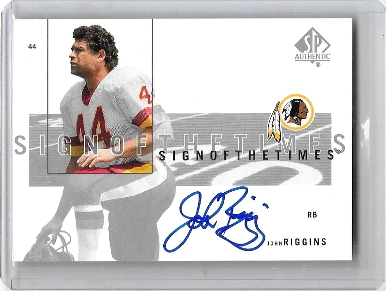 JOHN RIGGINS 2001 SP AUTHENTIC SIGN OF THE TIMES CERTIFIED AUTOGRAPH - Image 1 of 1