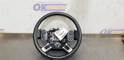18 2018 LAND ROVER DISCOVERY OEM STEERING WHEEL BLACK LEATHER HEATED  - Image 1 of 4